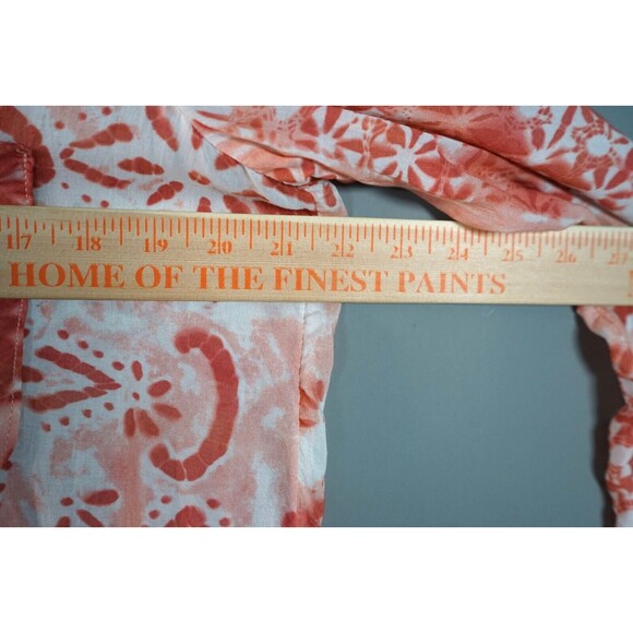 Anthropologie Pilcro Button Down Shirt Top Small Paisley Lightweight Moroccan - Picture 4 of 8